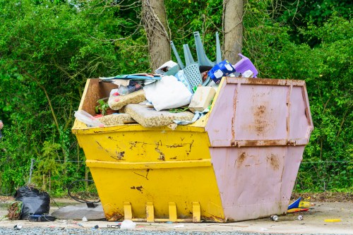 Professionals conducting loft clearance in Dalston