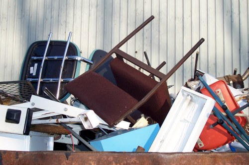 Dalston home interior being cleared by a professional team